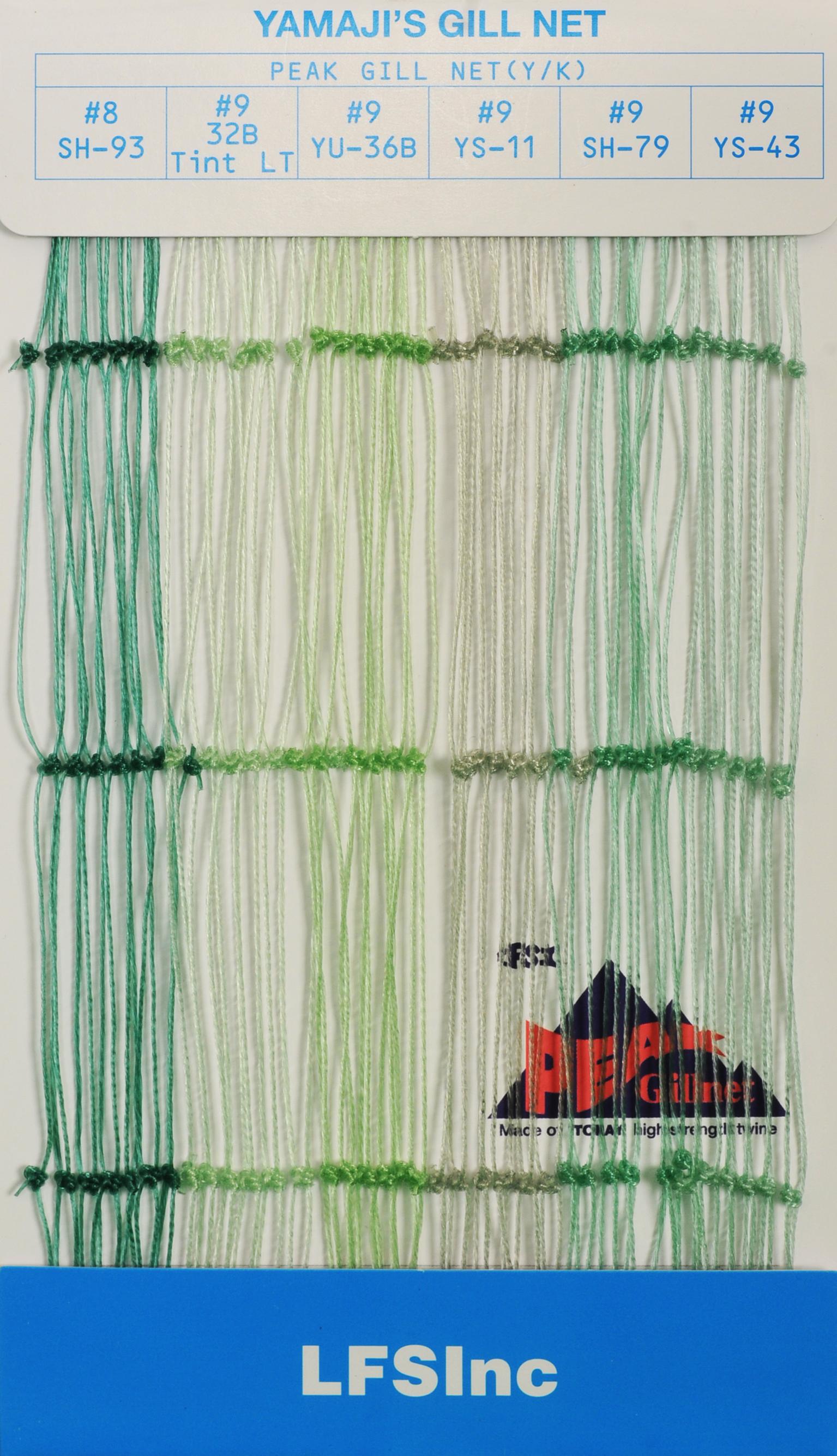 Peak Net Color Guide